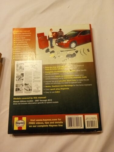 ALTIMA NISSAN SHOP MANUAL SERVICE REPAIR BOOK HAYNES WORKSHOP GUIDE CHILTON - Picture 2 of 2