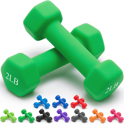 Set Juego De Pesas 2 Libras Mancuernas Mano Para Ejercicio Gym Mujer En Oferta