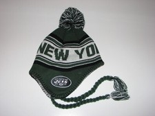 New York Jets NFL Cold Weather Knit Style Winter Hat, Cap, Youths