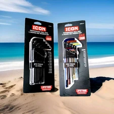 Icon Professional Ball End L-Shaped Hex Sae 13pc /Icon  13pc Metric L-shaped Hex