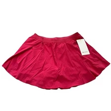 Lululemon Narrow Waistband Tennis Skirt Size 12 NWT $98 Skort Pockets Red