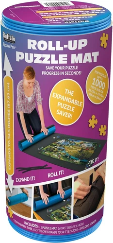 Buffalo Games - Roll-Up Puzzle Mat - Blue