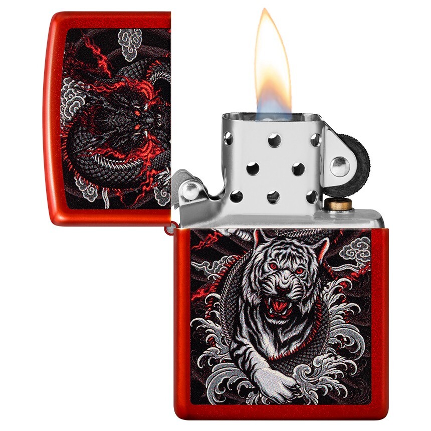 ZIPPO 48933 DRAGON TIGER Lighter | eBay