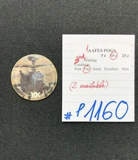 AAFES POGS, 3rd Series/Printing,1 POGS, 10¢, #P1160, FAIR