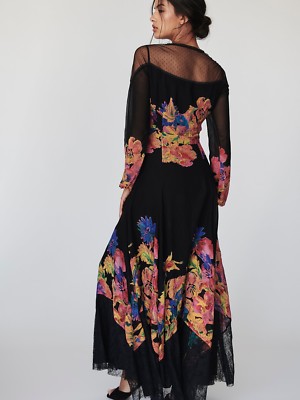 sachin and babi light blue dress Mango WITH OPENWORK EMBROIDERY - Maxi dress - black