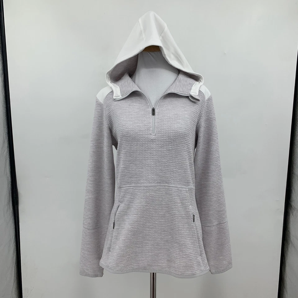 Columbia Sudadera con Capucha Para Mujer S Pequeña Multi Cuarto Cremallera Pullover Suéter Ligero Foto 2 de 4