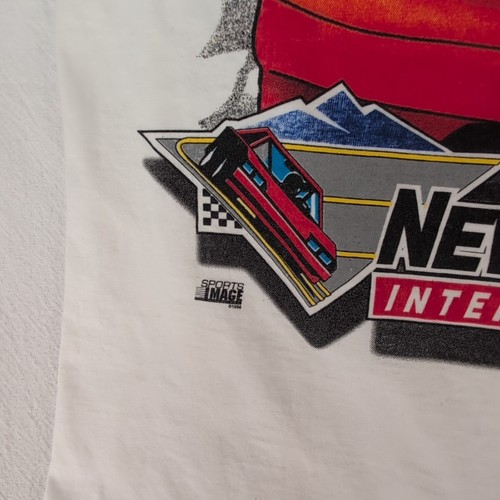 VINTAGE MENS CHASE AUTHENTICS AOP ALL OVER PRINT NASCAR TSHIRT CMT 1998. A46 - Picture 7 of 7