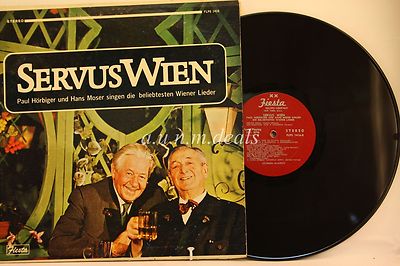 Servus Wien -  Paul Horbiger Und Hans Moser Singen Die Beliebtesten, LP 12'' (VG)