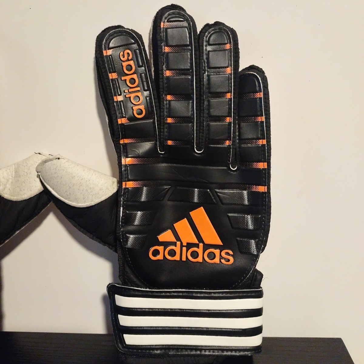 orange adidas goalkeeper gloves