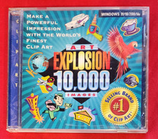 Nova Development Art Explosion 10,000 Images 2001 PC CD-Rom Clip Art