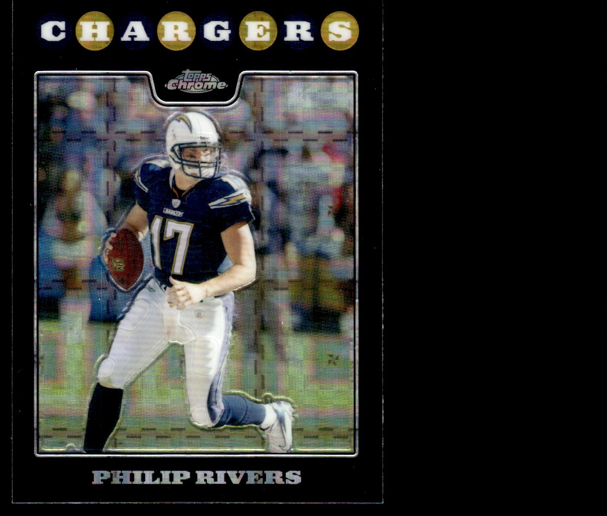 2008 Topps Chrome Xfractor Philip Rivers San Diego Chargers #TC23