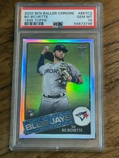 2020 Ben Baller Chrome BO BICHETTE 85TC2 1985 Topps RC PSA 10 GEM MINT