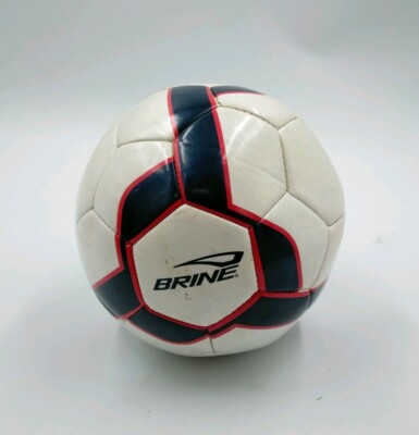 BRINE Legacy 100 Soccer Ball Size 4 - RED WHITE BLUE 2009 pre-owned soccer ball