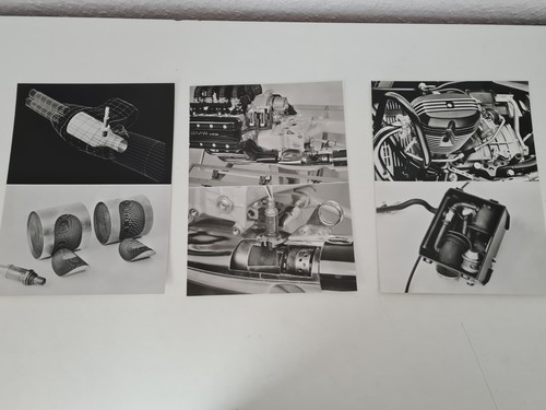 BMW Motorrad - 3 original Werkfotos ca. 18x24 - BMW K 1 - Katalysator (AU2923)