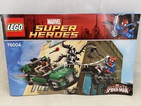 LEGO 76004 MARVEL SUPER HEROES ULTIMATE SPIDERMAN SET PRE-OWNED "NO" FIGURES
