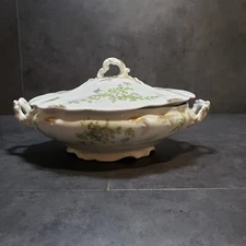 Hanley J&G Meakin Floral Porcelain Covered Serving Dish