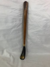 Hand Carved African Long Handled Vintage 17 Inch Wooden Shoe Horn