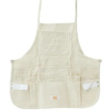 (2)-Custom Leathercraft Strong 12-Pocket Cotton Canvas Tool Nail Bib Apron C-10