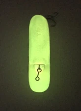 FLATFISH WORDEN’S T-55 GLOW PLUMBER PUTTY LURE SALMON PLUG USA SILENT NEW