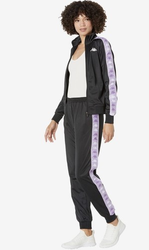 Kappa 222 Banda Beicegel Sweatpants Women Black Violet Size XS 33146LW-A01 - Picture 4 of 4