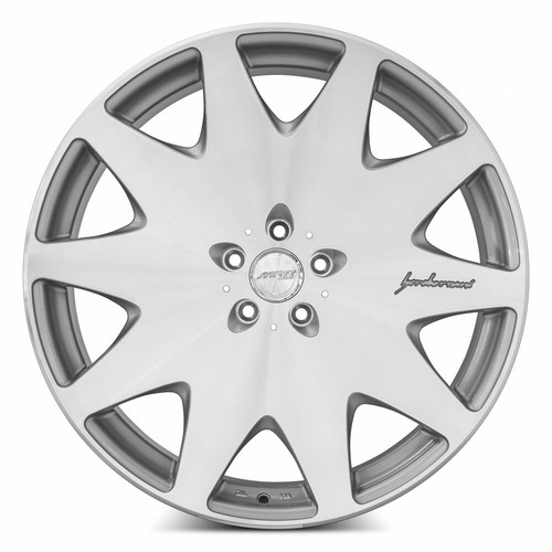 22x9 F | 22x10.5 R MRR HR3 5x114.3 +38/40 Silver Machine Face Wheels (Set of 4) - Picture 2 of 3