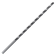 1/2" Diameter x 12" Extra Long USA Drill, HSS High Speed Steel, 9" Flute Length