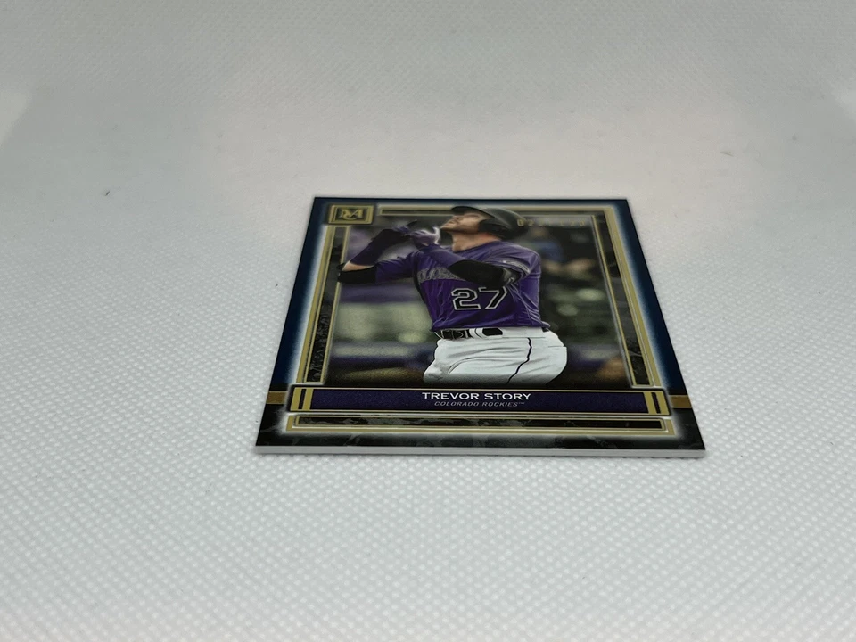 2020 Topps Museum Collection Sapphire /150 Trevor Story #20 - Image 3 of 3