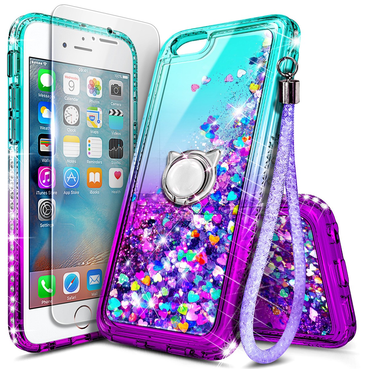 For iPhone SE (1st Gen 2016) / 5s / 5 Case Liquid Phone
