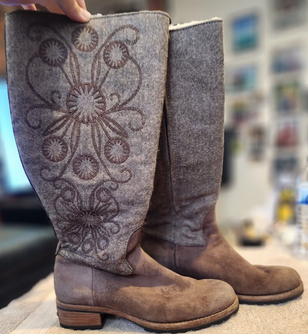 Ugg store embroidered boots