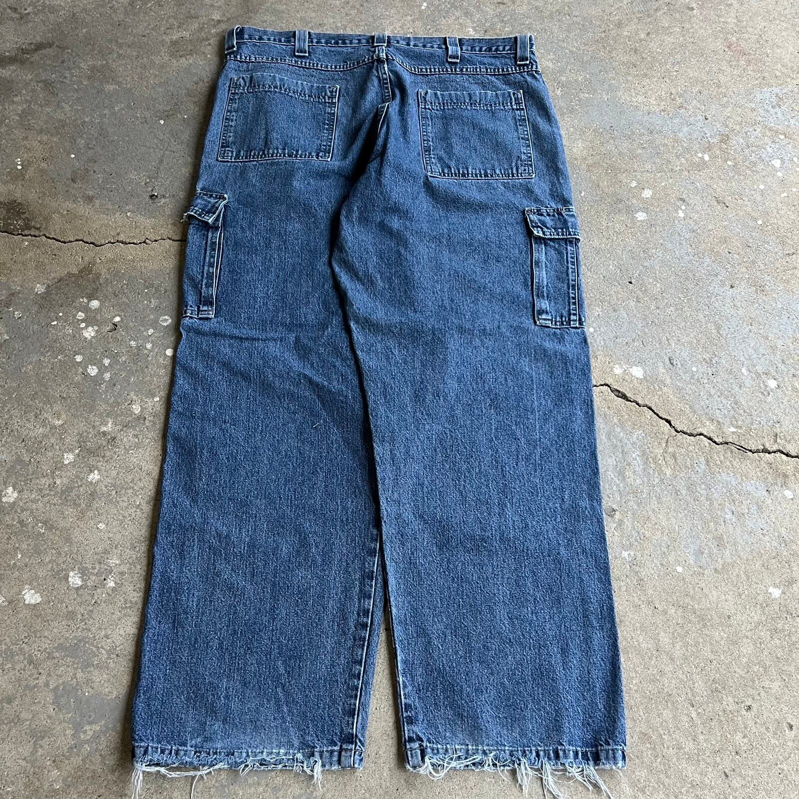 Vintage Y2K wrangler baggy denim cargo jeans pants