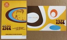 JOSH ROUSE Rare 2003 DOUBLE SIDED PROMO TOUR POSTER for 1972 CD Never Displayed