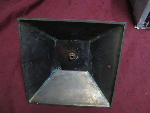 Vintage Sears Glass + solid Brass Wall Mount 1 Light outdoor Fixture 919013 NOS - Picture 5 of 8