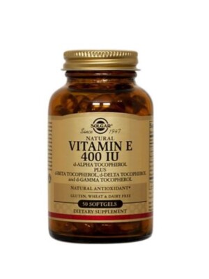 Natürliches Vitamin E - 400 IU (50 Weichkapseln)
