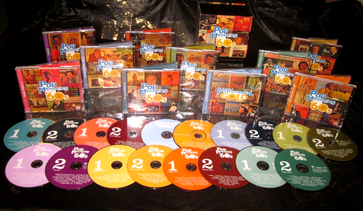 18 CD Super Set TIME LIFE Pop Memories Of The 60s Sixties SOUNDS