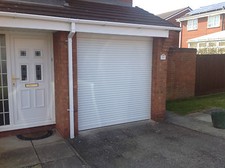 GARAGE DOOR ELECTRIC ROLLER 7FT X 7FT NEW  INSULATED  IN STOCK NOW