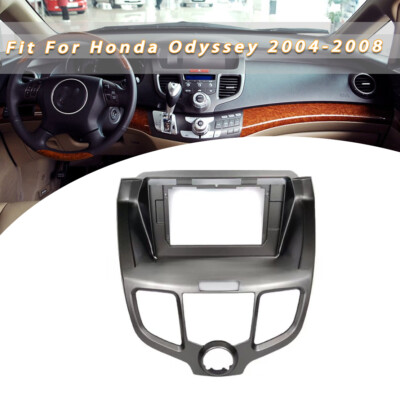 Car Fascia Stereo Radio Bezel Panel Frame Trim 2Din For Honda Odyssey 2004-08