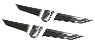 New 6-Pc Chrome Front Fender Shield & Wing Set For 1959 Cadillac Models USA-Made