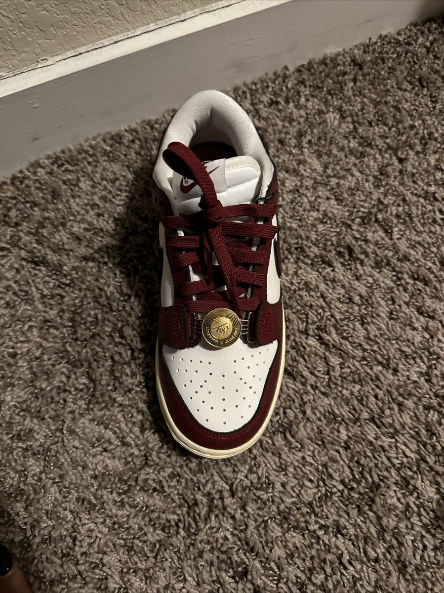 Women Nike Dunk Low SE Sail/Team Red-Black-Muslin | eBay