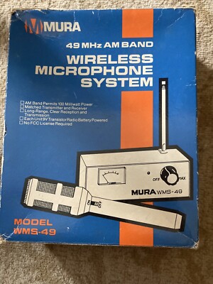 MURA WIRELESS MICROPHONE Model WMS-49