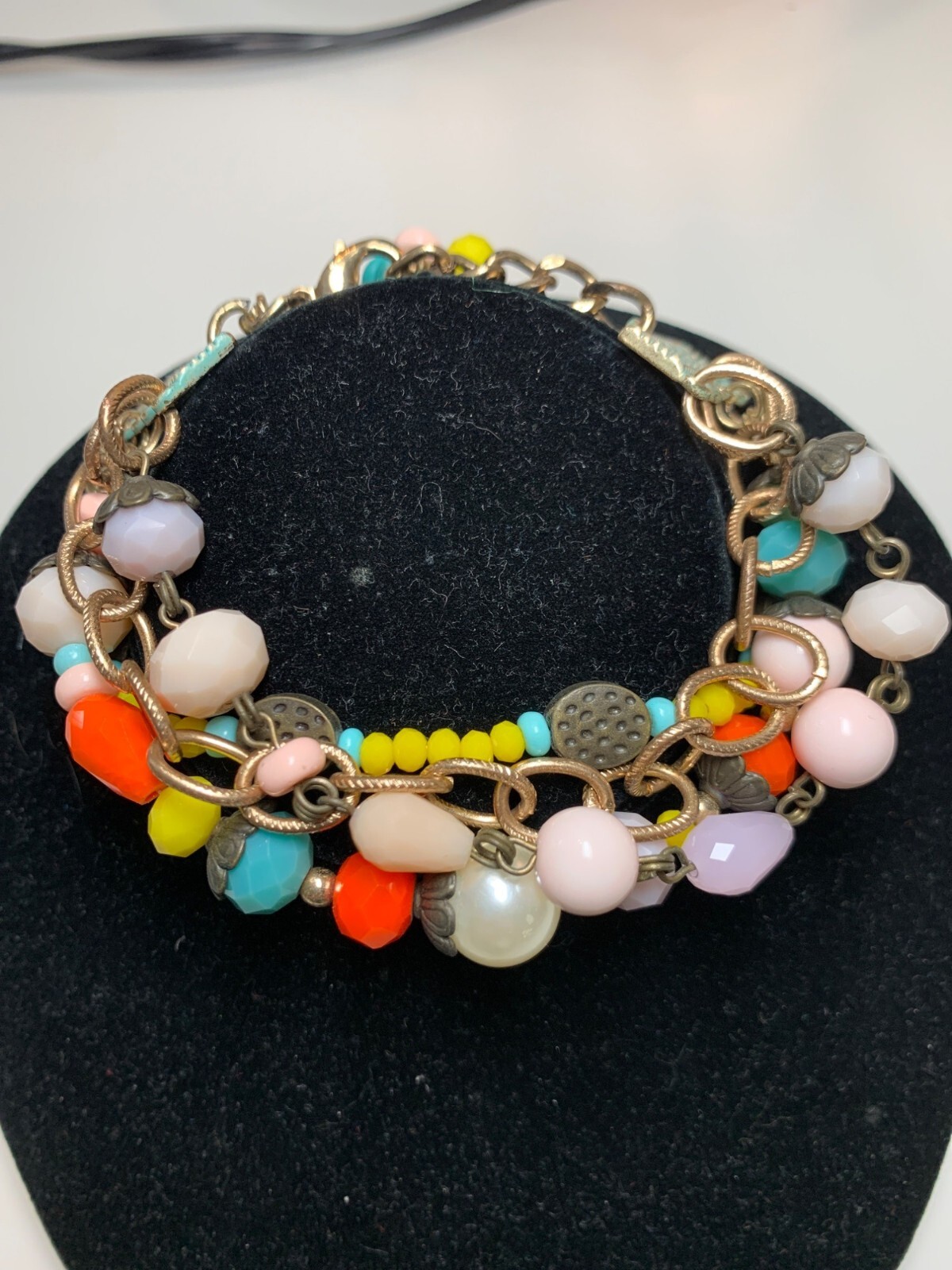 Plunder 4-Strand Beaded Bracelet Multi-Layer Fash… - image 1