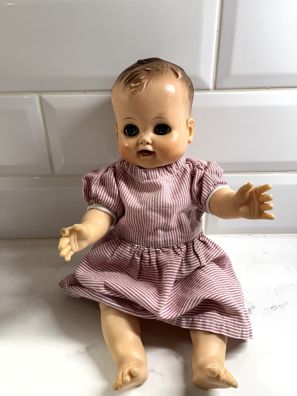 MADAME ALEXANDER VINTAGE 1950- "KATHY" DOLL-CRY-WET- 14"