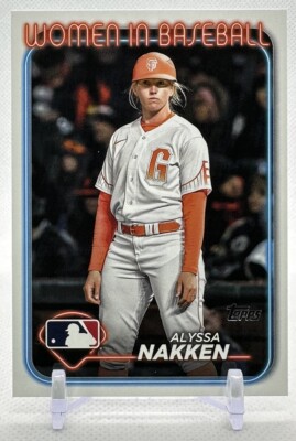 Alyssa Nakken 2024 Topps Series 2 #WIB-4 Women In Baseball San Francisco Giants