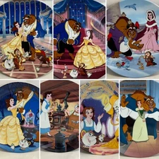 Vintage Walt Disney’s Beauty and the Beast Collector Plates - PICK YOUR OWN!
