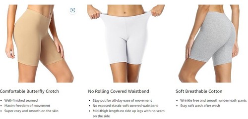 Wairapa Women's Cotton Underwear High Waist Full Coverage Underpants set - Picture 8 of 11