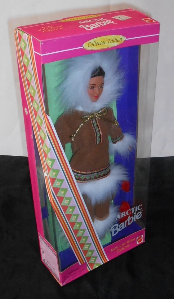 MUÑECAS BARBIE DEL MUNDO, EDICIÓN COLECCIONISTA ÁRTICO, 1996, ETIQUETA ROSA, 16495, ¡EN CAJA! Foto 2 de 4