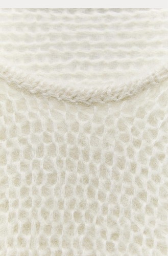 Zara DAMEN ALPACA BLEND OPEN-KNIT SWEATER PULLOVER - Bild 11 von 14
