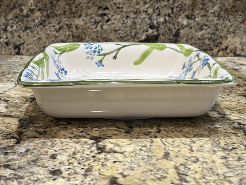 Vintage Franciscan Forget Me Not Square Baking Serving Dish - Picture 3 of 13