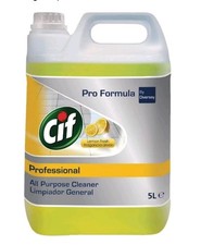 5000ML x 1 Cif Professional All Purpose Cleaner Lemon Fragrance Free Ship 3.23 per litre