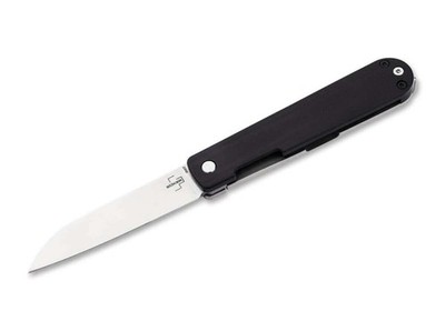 Boker Plus FRIDAY Black Knife Nitro-V 2.83'' Blade Steel G10 Handle Flipper 