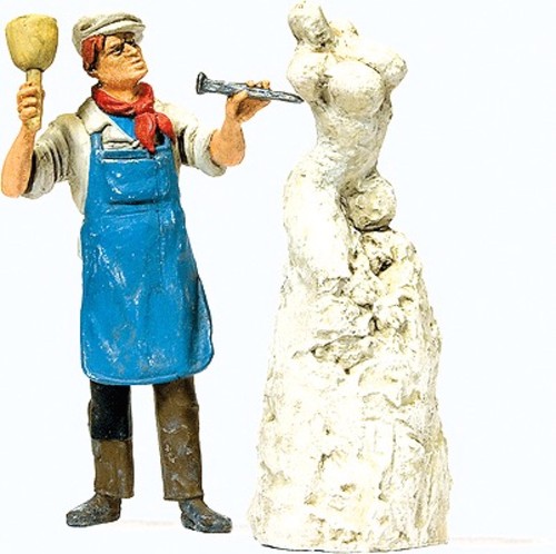 Preiser G Working People Escultor trabajando en escultura 449401 | Zustand: New